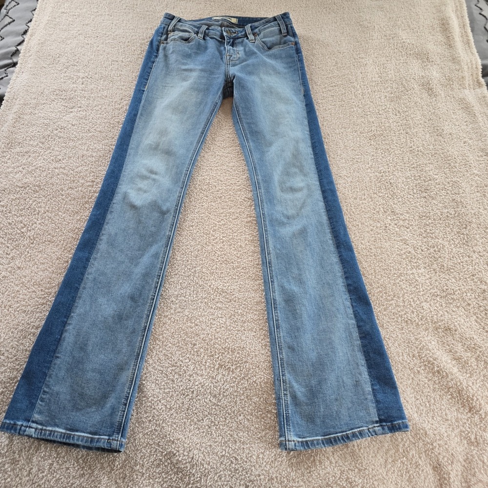 Rock & Roll Denim Mid-rise Colorblock Jeans Women's Size 26 X 36 Rodeo Festival